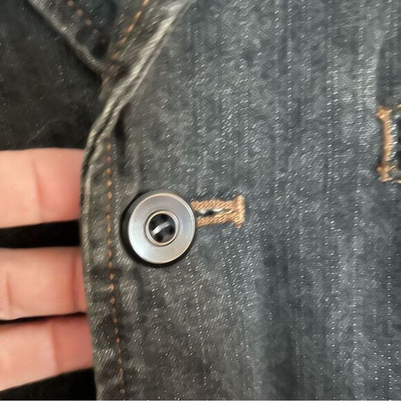 COMME CA ISM BLACK DENIM BLAZER / JACKET | Men’s SIZE M - Picture 7 of 13